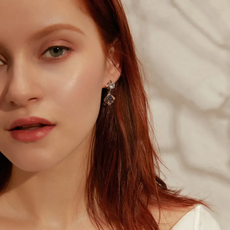 (image for) PANDORA Style Aurora Love Drop Earrings - SCE545 - View 10