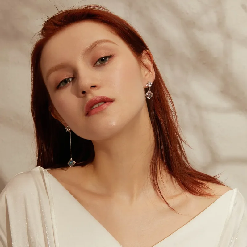 (image for) PANDORA Style Aurora Love Drop Earrings - SCE545 - View 11