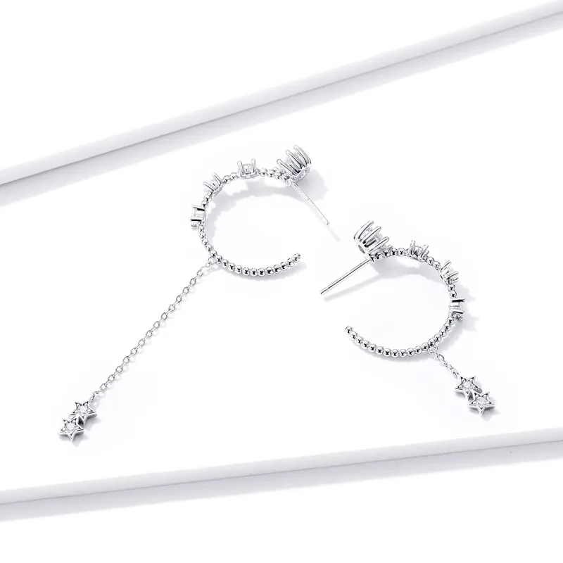 (image for) PANDORA Style Bright Drop Earrings - BSE310 - View 2