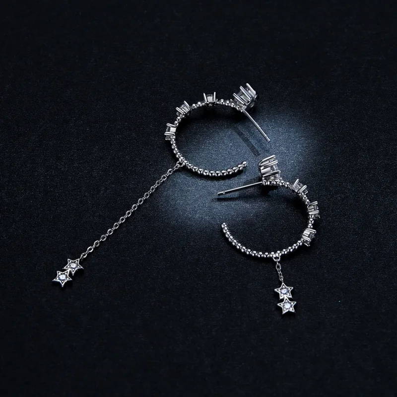 (image for) PANDORA Style Bright Drop Earrings - BSE310 - View 5