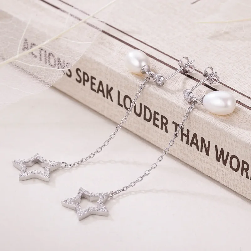 (image for) PANDORA Style Bright Stars Drop Earrings - VSE127 - View 5