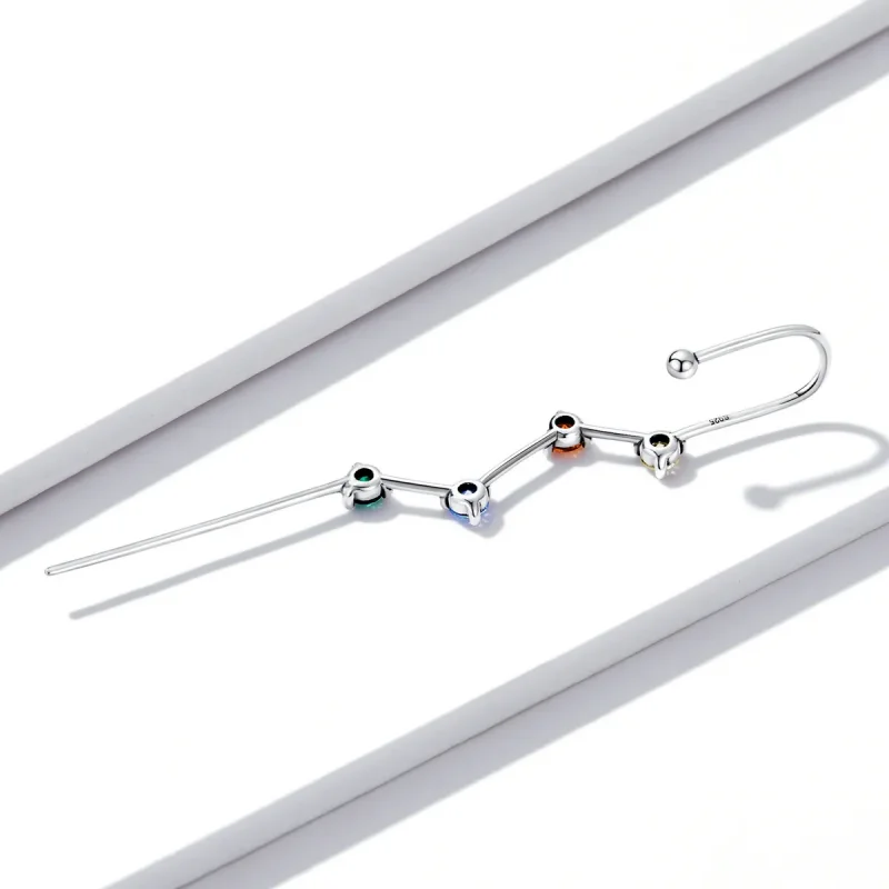 (image for) PANDORA Style Color Zirconium - Lightning Drop Earrings - BSE530 - View 4