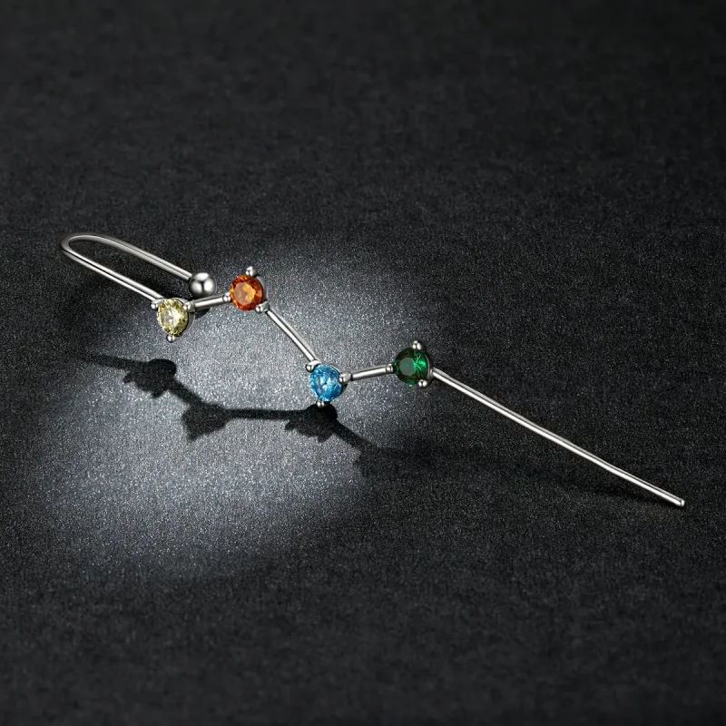 (image for) PANDORA Style Color Zirconium - Lightning Drop Earrings - BSE530 - View 5