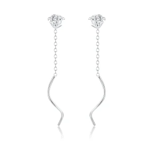(image for) PANDORA Style Elegant Rose Drop Earrings - BSE441