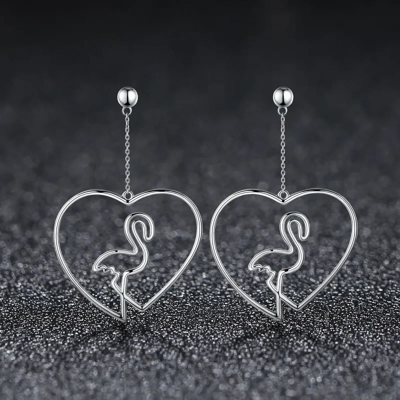 (image for) PANDORA Style Faith of Love Drop Earrings - VSE071 - View 2