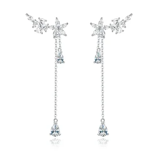 (image for) PANDORA Style Flower Love Drop Earrings - BSE288