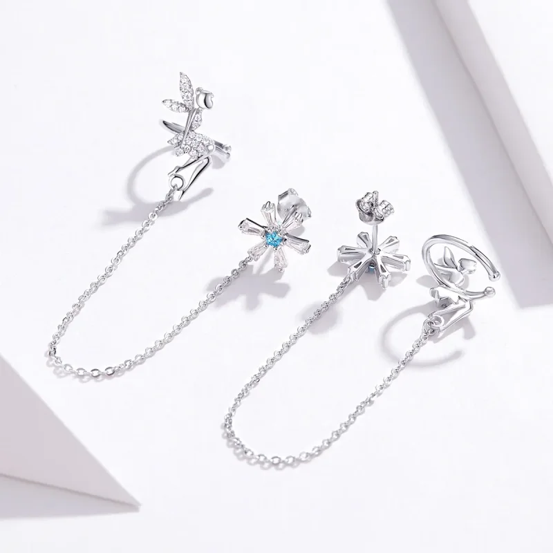 (image for) PANDORA Style Flower Spirit Drop Earrings - BSE201 - View 4