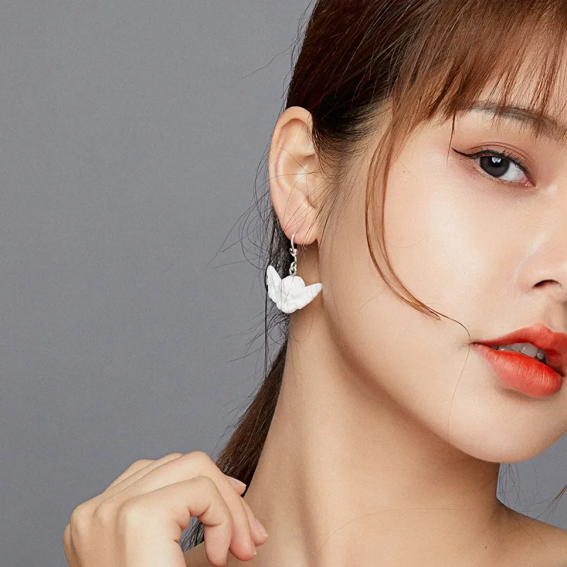 (image for) PANDORA Style Little Angel Drop Earrings - SCE944 - View 4