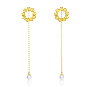 (image for) PANDORA Style Little Flower Drop Earrings - BSE290