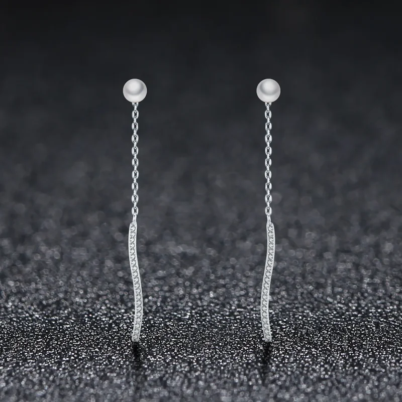 (image for) PANDORA Style Love At First Sight Drop Earrings - VSE126 - View 2