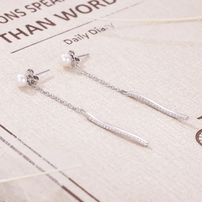 (image for) PANDORA Style Love At First Sight Drop Earrings - VSE126 - View 3