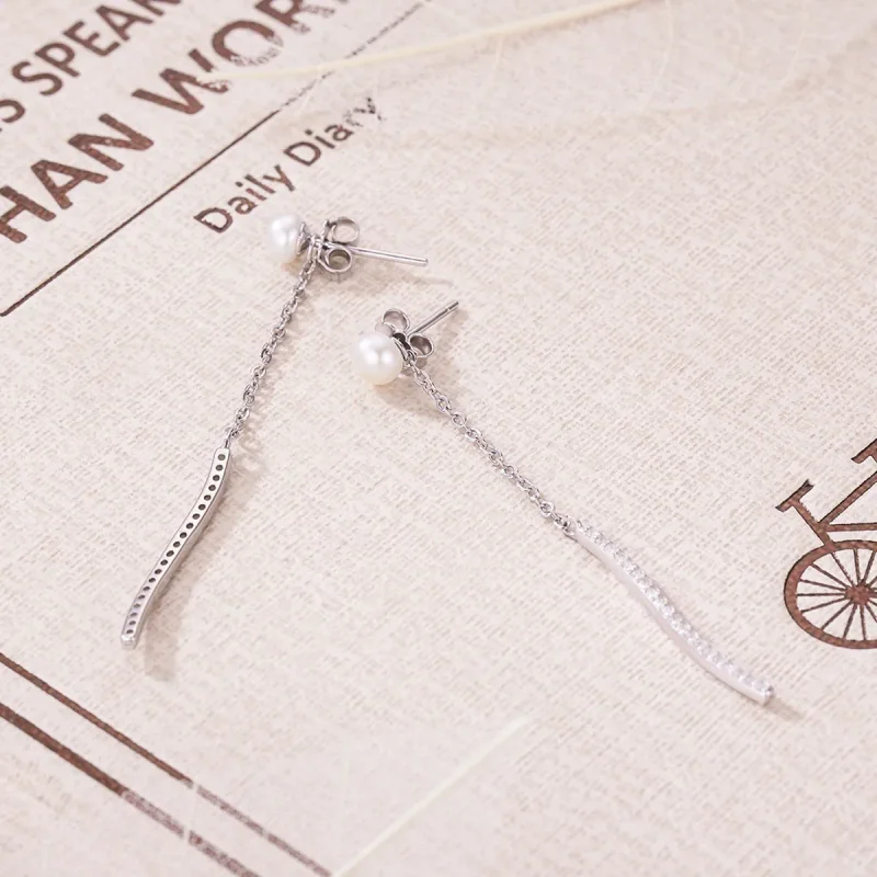 (image for) PANDORA Style Love At First Sight Drop Earrings - VSE126 - View 5