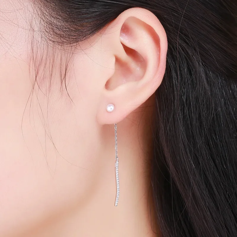 (image for) PANDORA Style Love At First Sight Drop Earrings - VSE126 - View 6