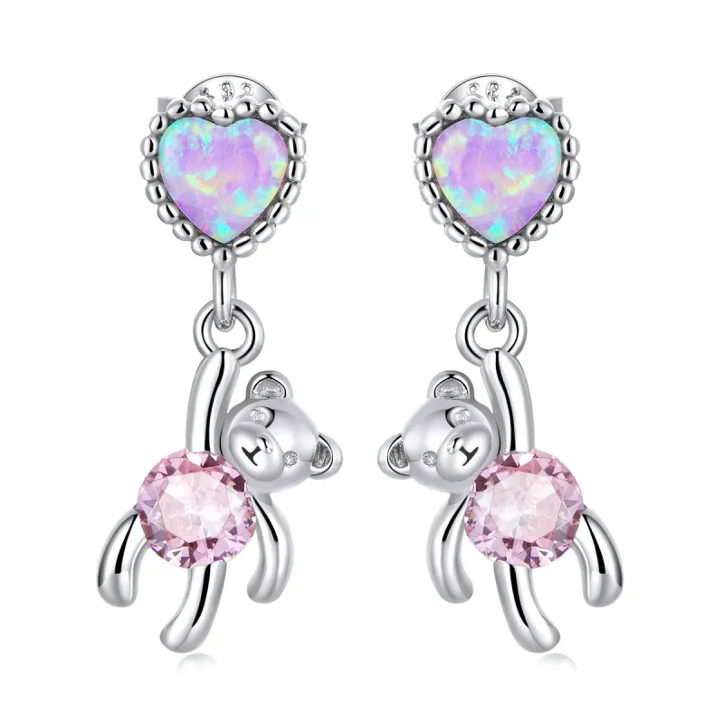 (image for) PANDORA Style Love Bear Drop Earrings - SCE1384 - Product Image