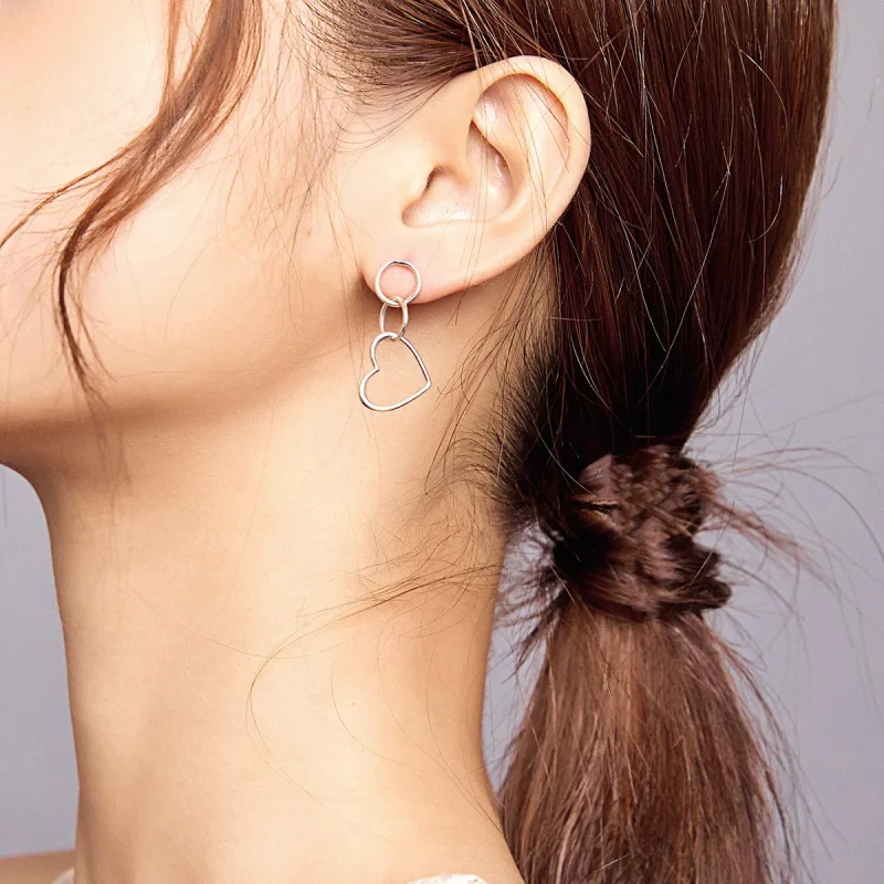 (image for) PANDORA Style Love Drop Earrings - SCE916 - View 6