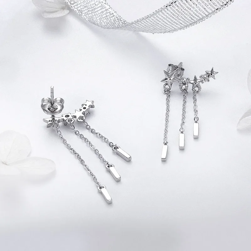 (image for) PANDORA Style Meteor Love Drop Earrings - SCE399 - View 3