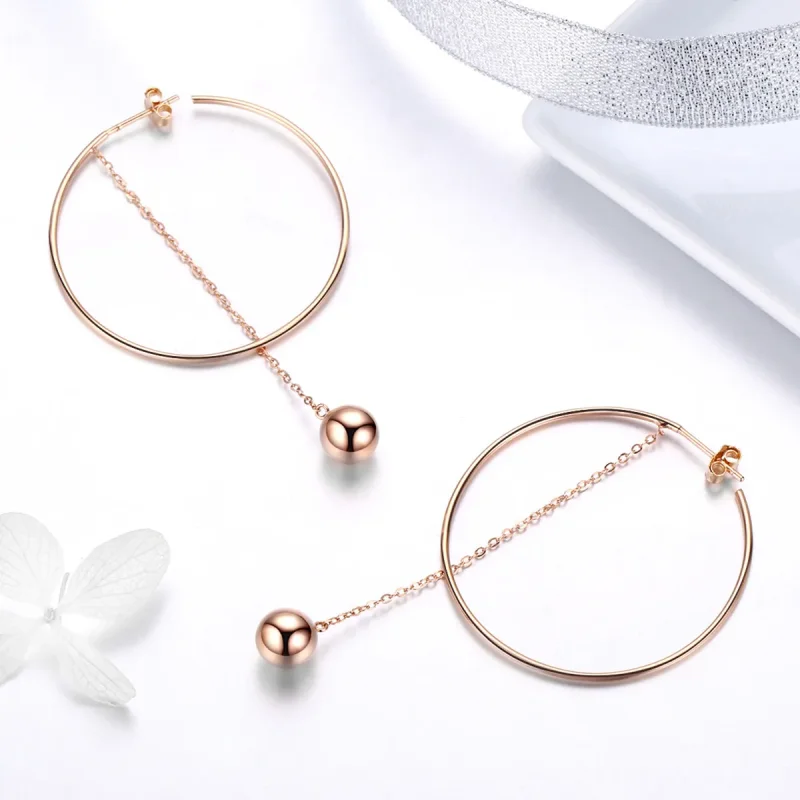 (image for) PANDORA Style Pokeball Drop Earrings - SCE569 - View 2