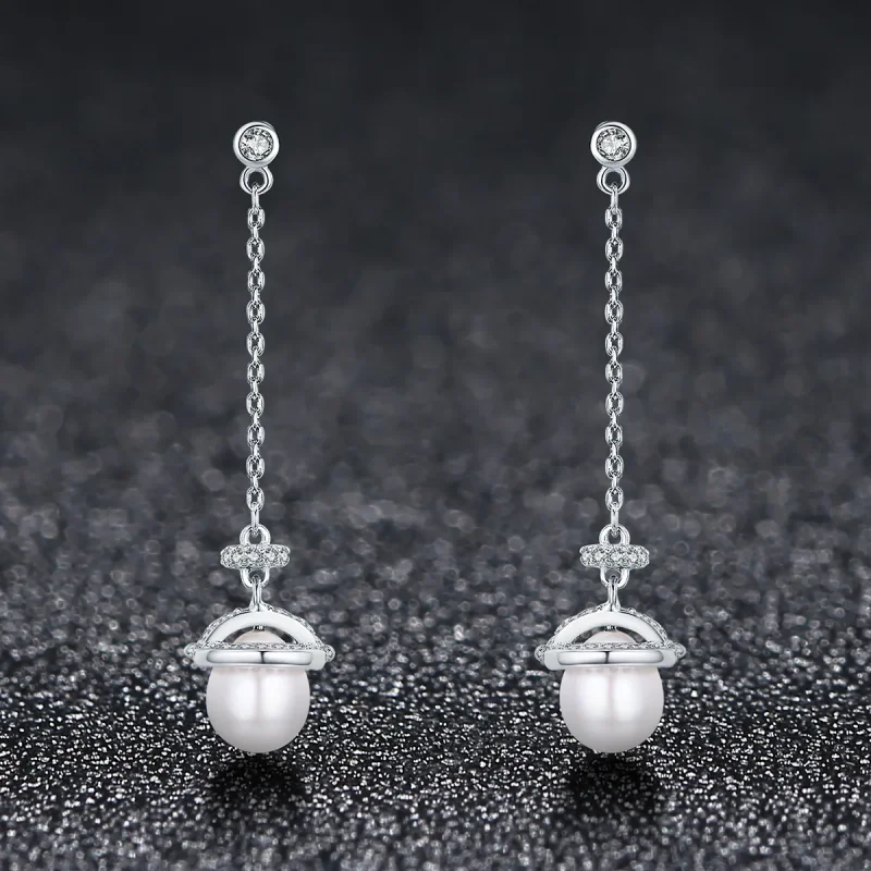 (image for) PANDORA Style Romantic Melodious Drop Earrings - VSE125 - View 2