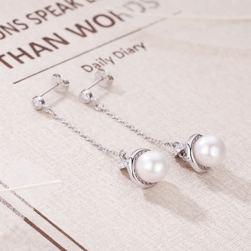 (image for) PANDORA Style Romantic Melodious Drop Earrings - VSE125 - View 3