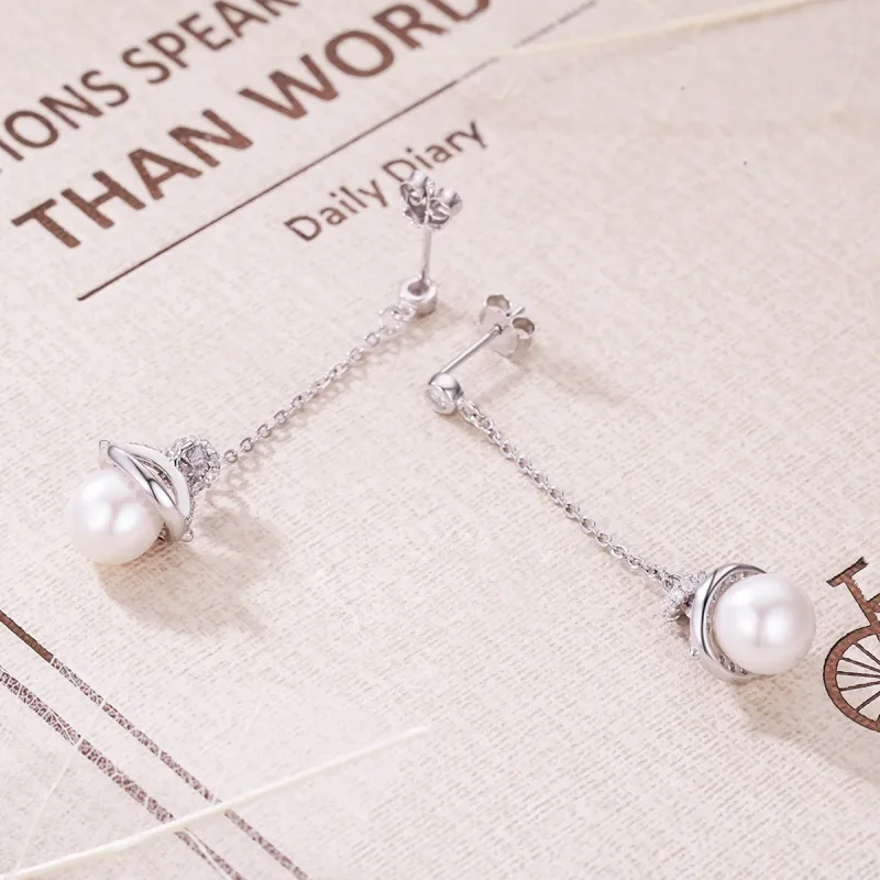 (image for) PANDORA Style Romantic Melodious Drop Earrings - VSE125 - View 4