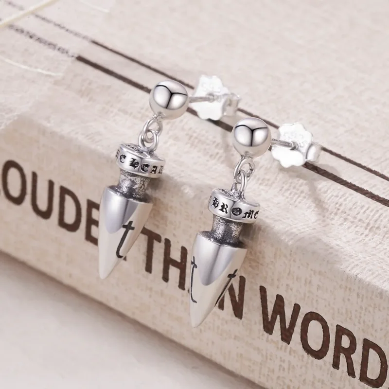 (image for) PANDORA Style Sacred Token Drop Earrings - VSE131 - View 3