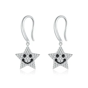 (image for) PANDORA Style Smile Star Drop Earrings - SCE946