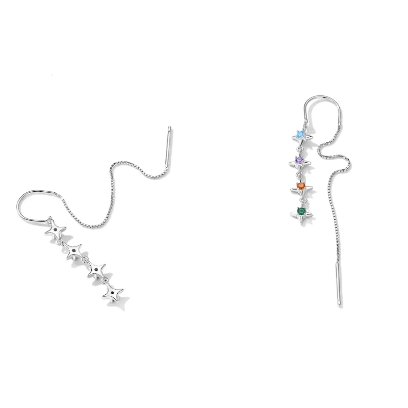(image for) PANDORA Style Starry Zirconium Drop Earrings - SCE1420 - View 4