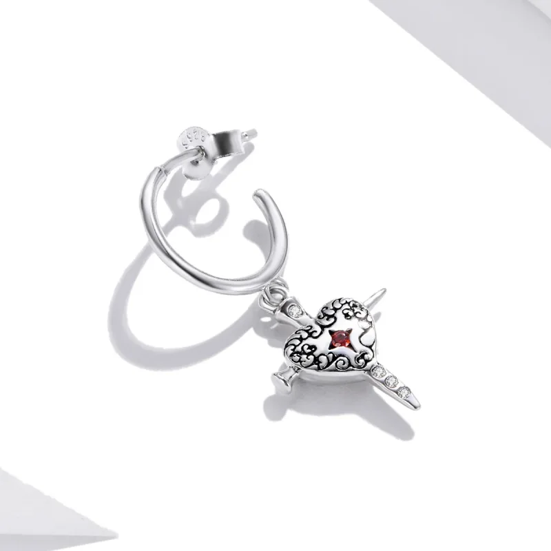 (image for) PANDORA Style Sword of Love Drop Earrings - SCE1180 - View 2