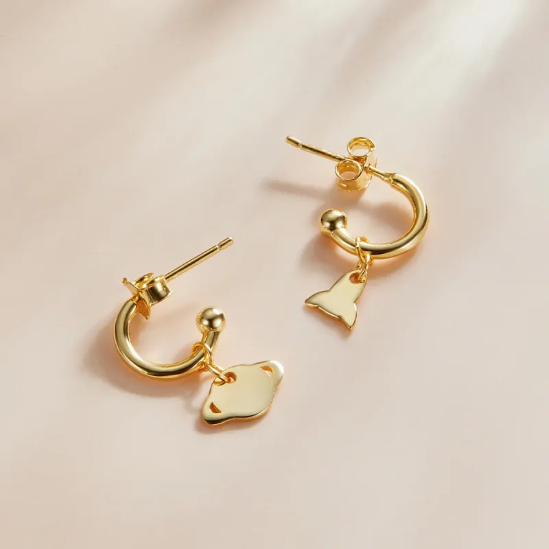 (image for) PANDORA Style Taste Drop Earrings - SCE1188-B - View 3