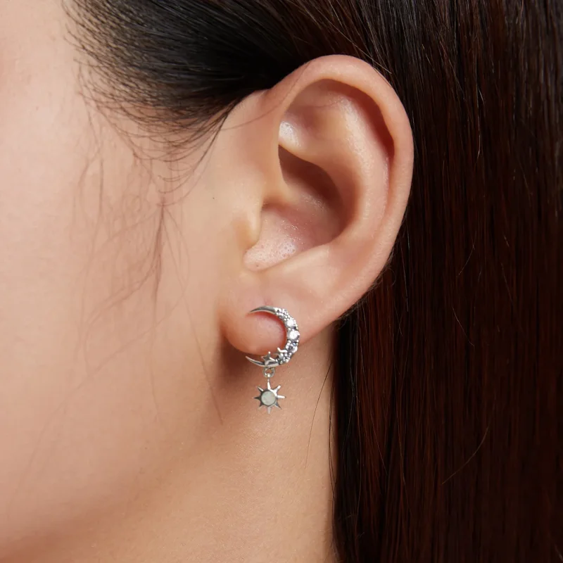 (image for) PANDORA Style Wear Stars and Wear Moon Drop Earrings - SCE1239 - View 8