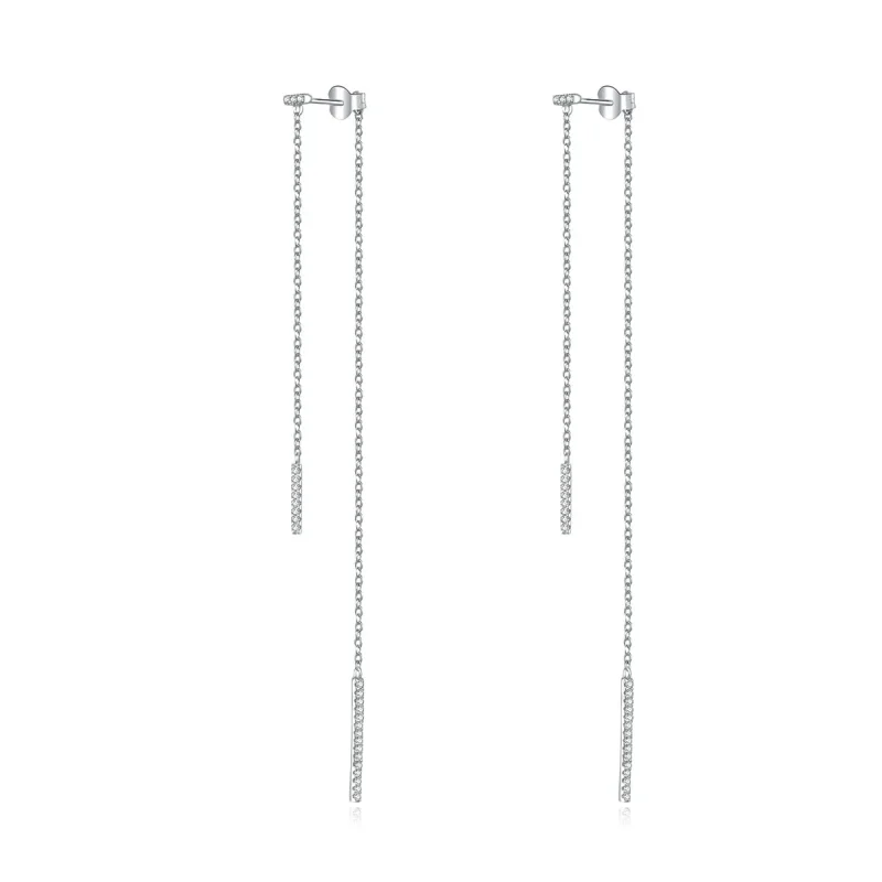 (image for) PANDORA Style Zircon Tears Drop Earrings - BSE186 - Product Image