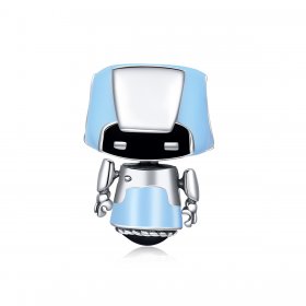 PANDORA Style Sapphire Robot Charm - SCC1773