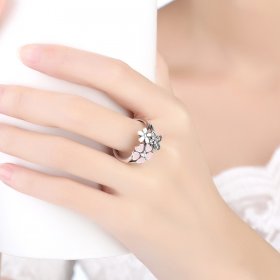 Silver Cherry Blossom Ring - PANDORA Style - SCR004