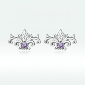 PANDORA Style Retro Pattern Stud Earrings - BSE578