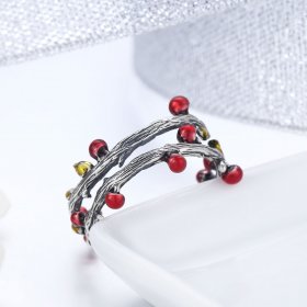 Silver Autumn Colors Ring - PANDORA Style - SCR442