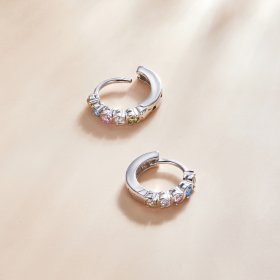PANDORA Style Shine Hoop Earrings - SCE1166-A