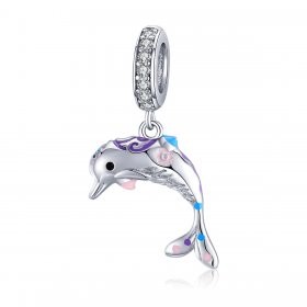 PANDORA Style Dolphin Dangle Charm - BSC159