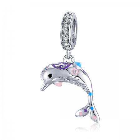 PANDORA Style Dolphin Dangle Charm - BSC159