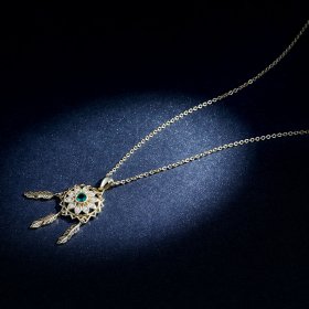 PANDORA Style Dreamcatcher Necklace - SCN263-B