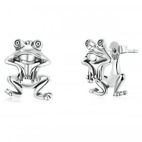PANDORA Style Funny Frog Stud Earrings - SCE1324