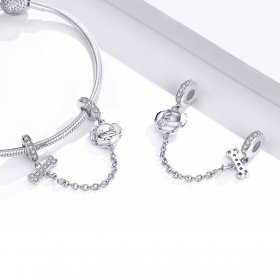 PANDORA Style Adorable Puppy Safety Chain - SCC1434