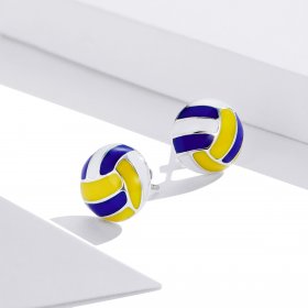 PANDORA Style Dynamic Volleyball Stud Earrings - SCE902