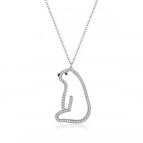 PANDORA Style Polar Bear Necklace - BSN195
