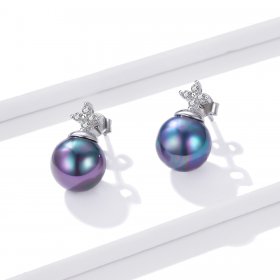 PANDORA Style Shiny Beads Stud Earrings - BSE498