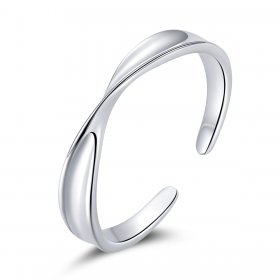 PANDORA Style Mobius Ring Pair Ring - Male Open Ring - SCR751