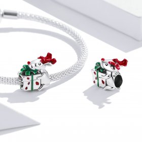 PANDORA Style Reindeer Giving Gifts Charm - BSC540