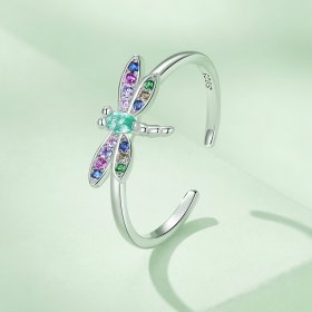 Pandora Style Dragonfly Ring - BSR384