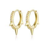 PANDORA Style Irregular Geometry Hoop Earrings - BSE168
