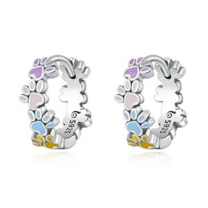 (image for) PANDORA Style Colorful Claws Hoop Earrings - BSE580