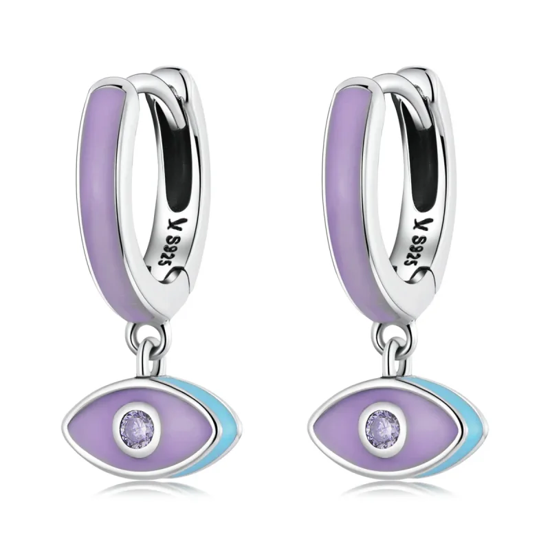 (image for) PANDORA Style Devil Eye Hoop Earrings - SCE1369 - Product Image